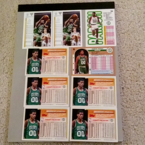 Lot of 26 Robert Parish Boston Celtics basketball cards - Picture 13 of 13